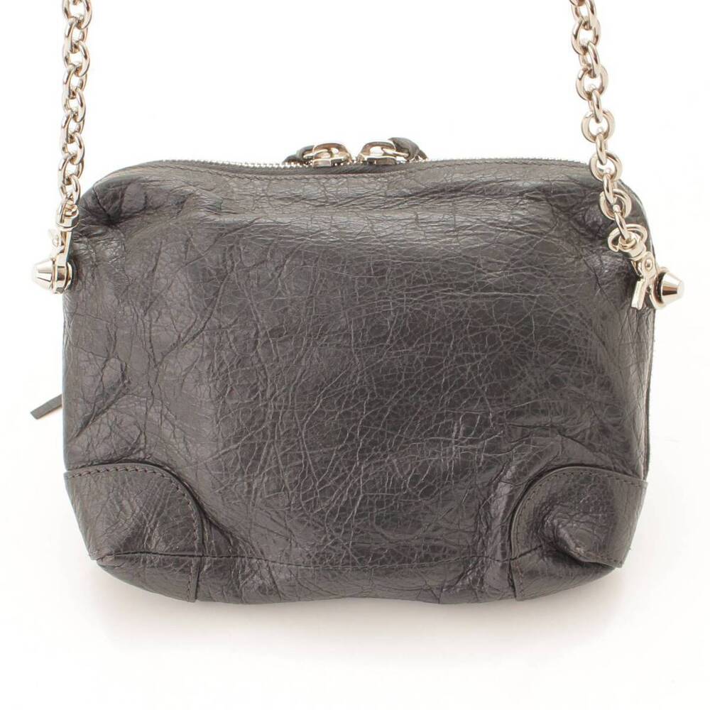 Balenciaga Leather Chain Shoulder Bag Gray - Picture 3 of 8
